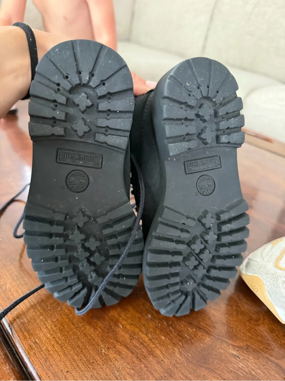 Timberland Kids Black Lace-Up Boots